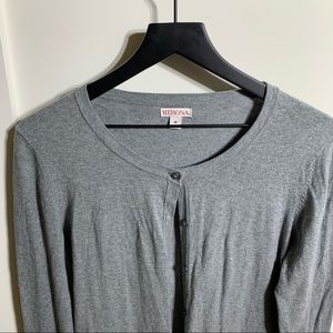 NWOT Merona Cardigan, Gray, M